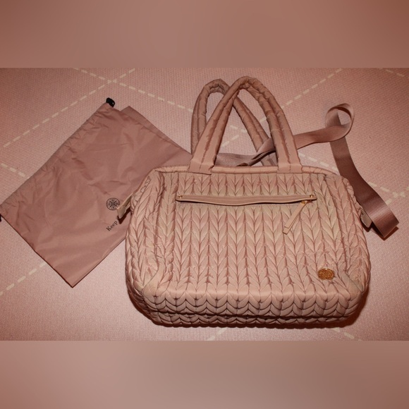 HAPP Brand Paige Carryall Dusty Rose Diaper Bag - Picture 7 of 15